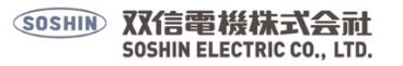 Logo for SOSHIN ELECTRIC CO LTD